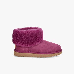 Ugg Classic Mini Fluff Klassiska Stövlar Dam Rosa (291648PQH)